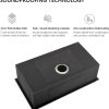 30 Stainless Steel Kitchen Sink Undermount, 30 x 17 x 9 In Stainless Steel Sink 16 Gauge Single Bowl Kitchen Sink Under-mount with Bottom Grid & Rolle