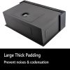 30x20 Black Undermount Farm House Sink, 30 Inch 16Gauge Black Stainless Steel Single Bowl Apron Front Farmer Kitchen Sink