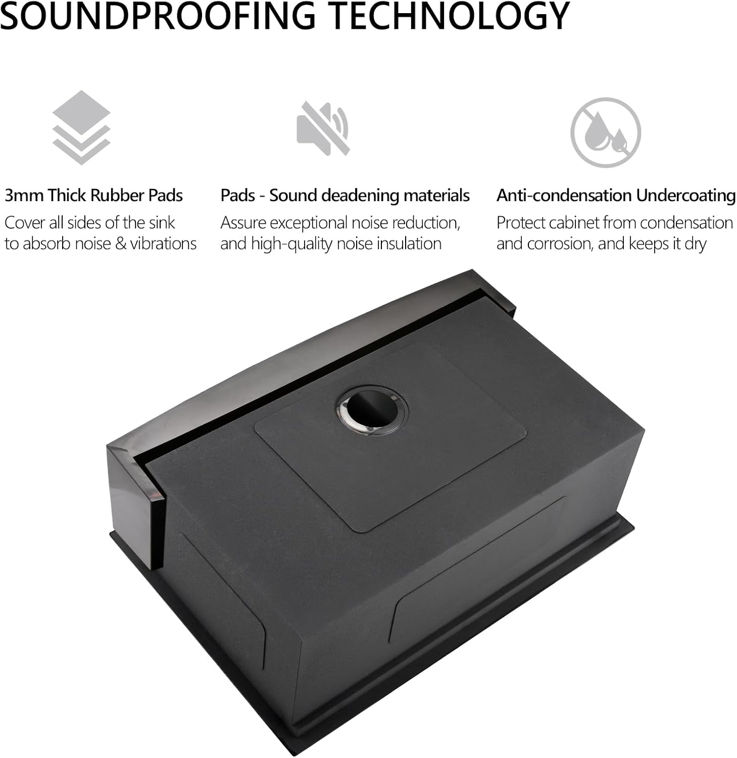 33 Black Unsermount Farmhouse Sink,33x22x10 Inches Farmhouse Kitchen Sink Black Stainless Steel Apront Front Sink with Workstation Ledge Under Mount 1